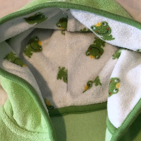 Just One You by Carter Green Terry Cloth BathRobe Tie Belt Size 0-9M - Picture 4 of 10